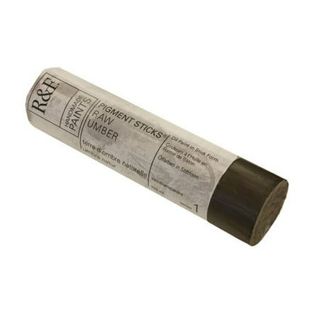 UPC: 0836943003156 | R&F Handmade Paints Pigment Stick  100ml  Raw Umber