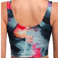 thumbnail image 4 of Lilgiuy Women Removable Padded Tank Tops Women Sleeveless Casual Printing Vest Chest Pad Movement Short Tank Tops, 4 of 4