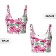 thumbnail image 5 of Lsque Flamingo Printed Women'S Sports Bra, Compression, Moisture Wicking, High-Impact Sports Bra For Women,Supportive sports bra-XX-Large, 5 of 9
