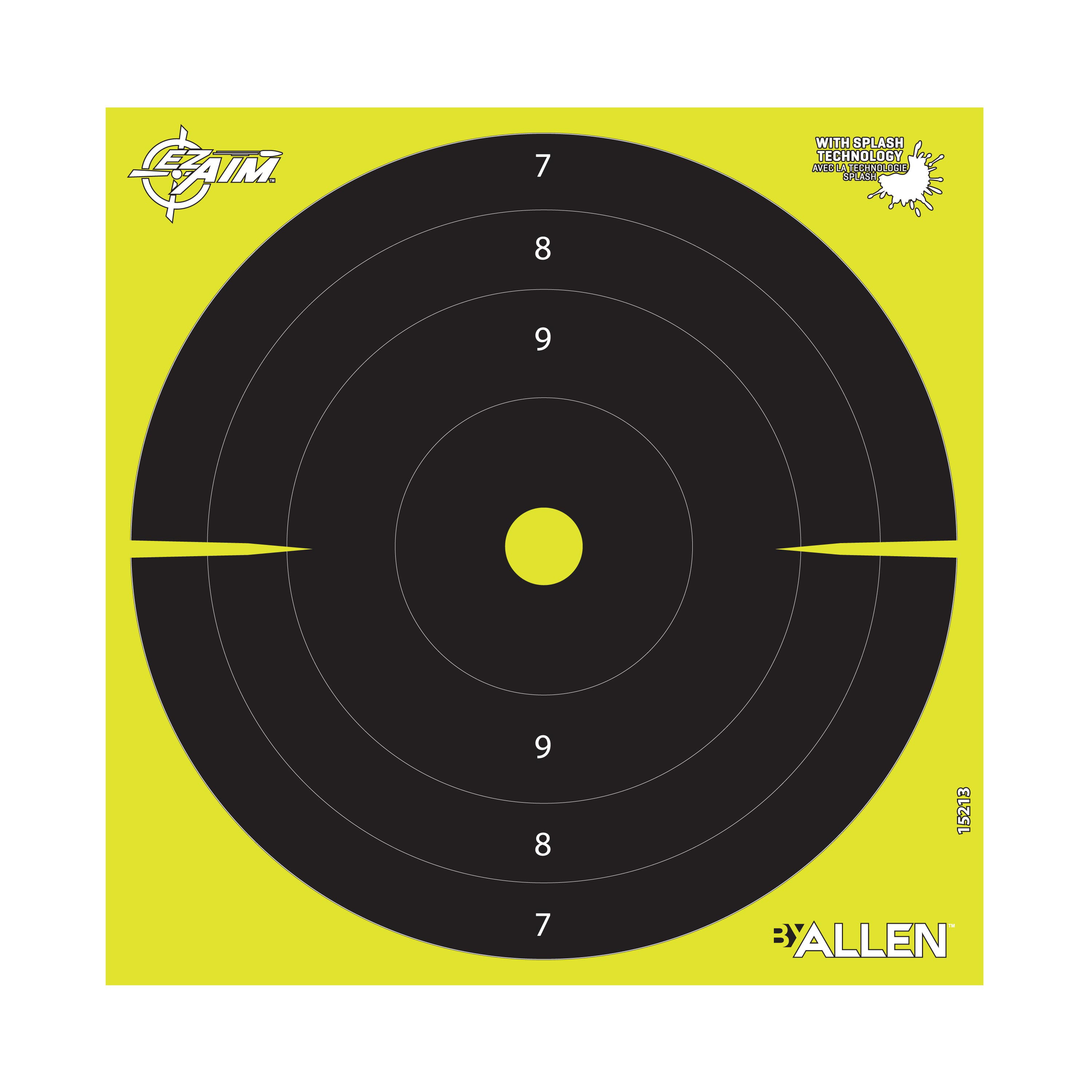 25Pack  3'' Circle Bullseye Splatter and Sefl Adhesive shooting Target Paper 
