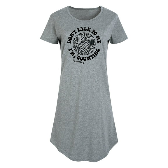 Instant Message - Don't Talk To Me I'm Counting Crochet - Women's Any Way Dress