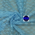 thumbnail image 1 of MDS Pack of 20 Yard Solid Lace Trim Fabric for Wedding Decoration by 55”- baby blue, 1 of 5