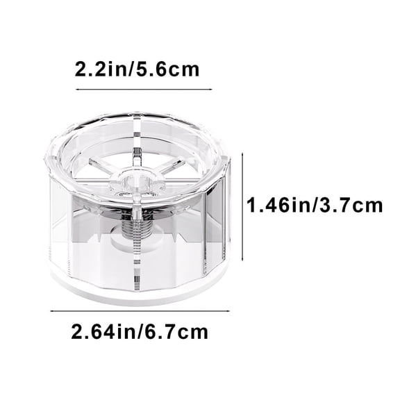 Rkxzt Heightening Foot Pads 4PC Adjustable Furniture Risers 4"Heavy Duty Bed Lifts for Desk Table Sofa Chair Clear Plastic Kitchen