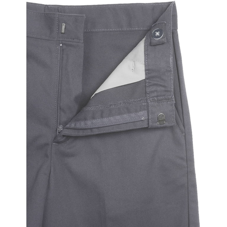 George Boys' School Uniform - Flat Front Pants (Regular, Slim