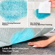 Honey Care Extra Large Dog and Puppy Training Pads, Ultra Absorbent, Blue, 28 x 34, 40 Count