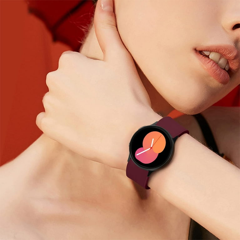 YuiYuKa 20mm Watch Band For Samsung Galaxy Watch 5 Pro 45mm/4 Classic 46mm  42mm Sport Silicone Strap Wristband Women Men Bracelet Galaxy Watch 4 44mm