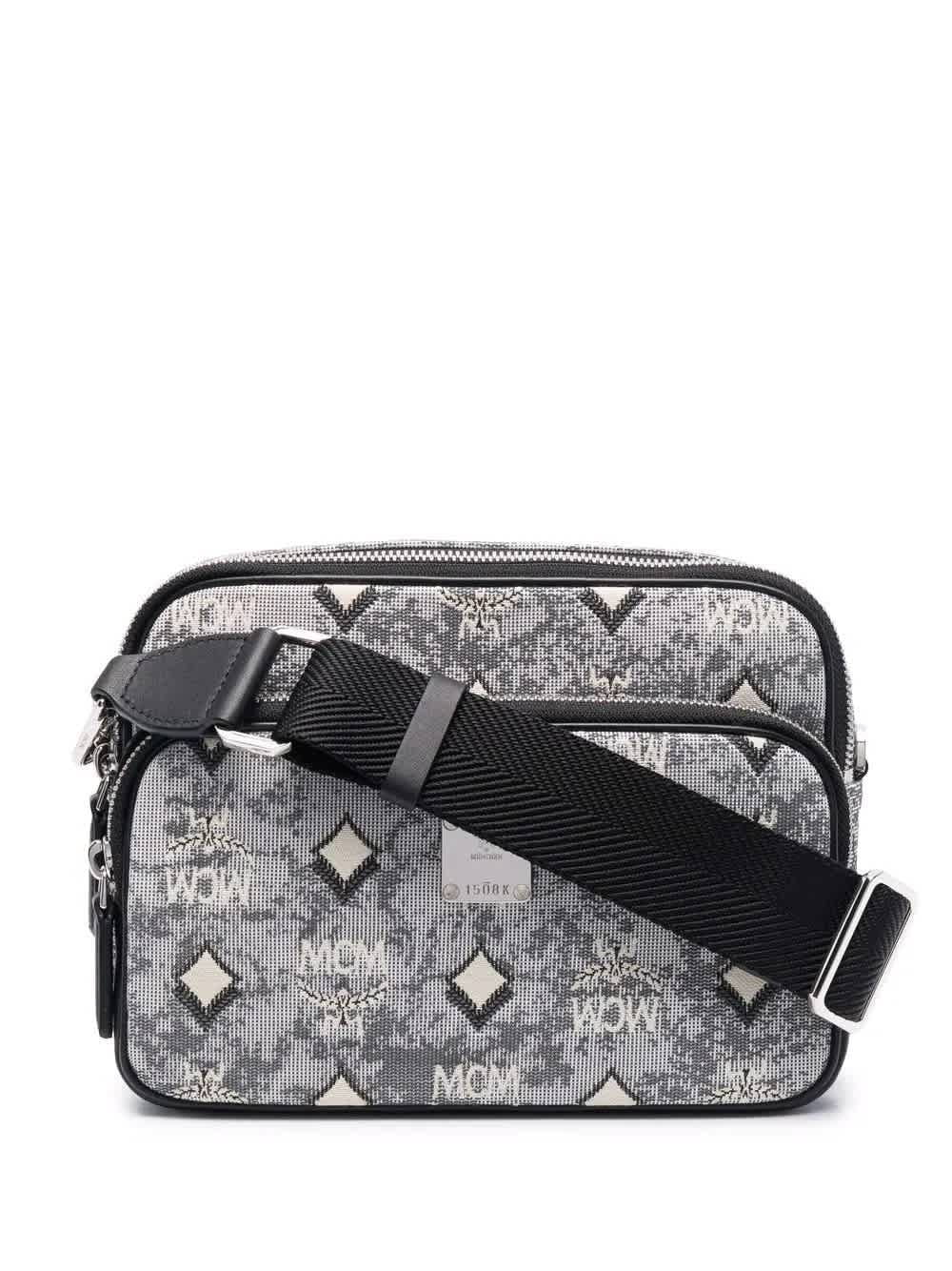 MCM Vintage Jacquard Monogram Crossbody Bag for Women