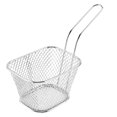 thumbnail image 1 of Mini Panier à Frites en Acier Inoxydable Porte-Frites Outil de Cuisson, 1 of 8