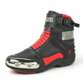 thumbnail image 3 of JG WOLVES- Smart LED Motorcycle Boots - Unisex Racing & Touring Riding Shoes - All-Season Motorbike Gear with Customizable Display,Red ,40, 3 of 25