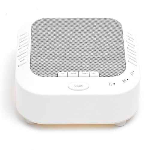 Sound Machine - White Noise Machine with Night Light & Sleep Timer,28 Non Looping Natural Soothing Sounds,Sleep Therapy for Baby,Adults,Home,Office,Travel