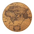 thumbnail image 1 of EREHome World Map Round Mouse pads Gaming Mouse Pad 7.87x7.87 inches, 1 of 1