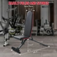 thumbnail image 4 of Ataucjin Weight Bench, Foldable and Adjustable Strength Training Bench for Full Body Bench Press Sit Up Incline Flat Decline, 4 of 7