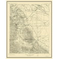 thumbnail image 2 of USGS 20x24 White Modern Wood Framed Museum Art Print Titled - Panoche California Quad - USGS 1913, 2 of 4