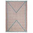 thumbnail image 1 of Casavani Handmade Geometric Outdoor Area Kilim,Red 4x6 Ft, 1 of 6