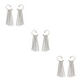 thumbnail image 4 of Minnieouse Women Earrings Rhinestone Long Tassel Clip Birthday Drop Wedding Ear Ears Personalized Studs Festival Girls Jewelry Type1 NO1 Minnieouse CBP225662, 4 of 6