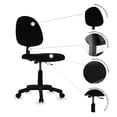 thumbnail image 4 of Mundo In Silla de Oficina Secretarial - Silla de Escritorio JM-009F - Negro Mundo In Home Office, 4 of 8