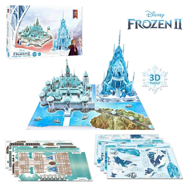 Ravensburger 3D Jigsaw Puzzle  Disney Frozen II Castle - Golden Gait  Mercantile