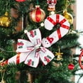 thumbnail image 3 of SUMAX1989 Red Truck with Christmas Tree White Snowflake Wired Christmas Ribbon for Christmas Tree Decor 2.5" x 10 Yard, 3 of 6