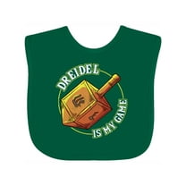Inktastic Hanukkah Dreidel Game Boys or Girls Baby Bib
