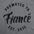 thumbnail image 2 of Mens Funny T Shirts Promoted to Fiance 2025 Sarcastic Family Marriage Graphic Tee for Men Graphic Tees, 2 of 9