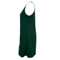 thumbnail image 4 of Women's Summer Casual Dress Round Neck Sleeveless Ruffle Tank A Line Beach Wear Comfortable Flowy Outfit Womens Casual Trendy Midi Dresses, 4 of 7