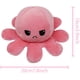 thumbnail image 2 of Pulpo de peluche reversible, pulpo de peluche de doble cara, pulpo de peluche con estado de ánimo, lindos mini peluches, peluches para niños, niñas y amigos (rosa claro-rosa oscuro), 2 of 5
