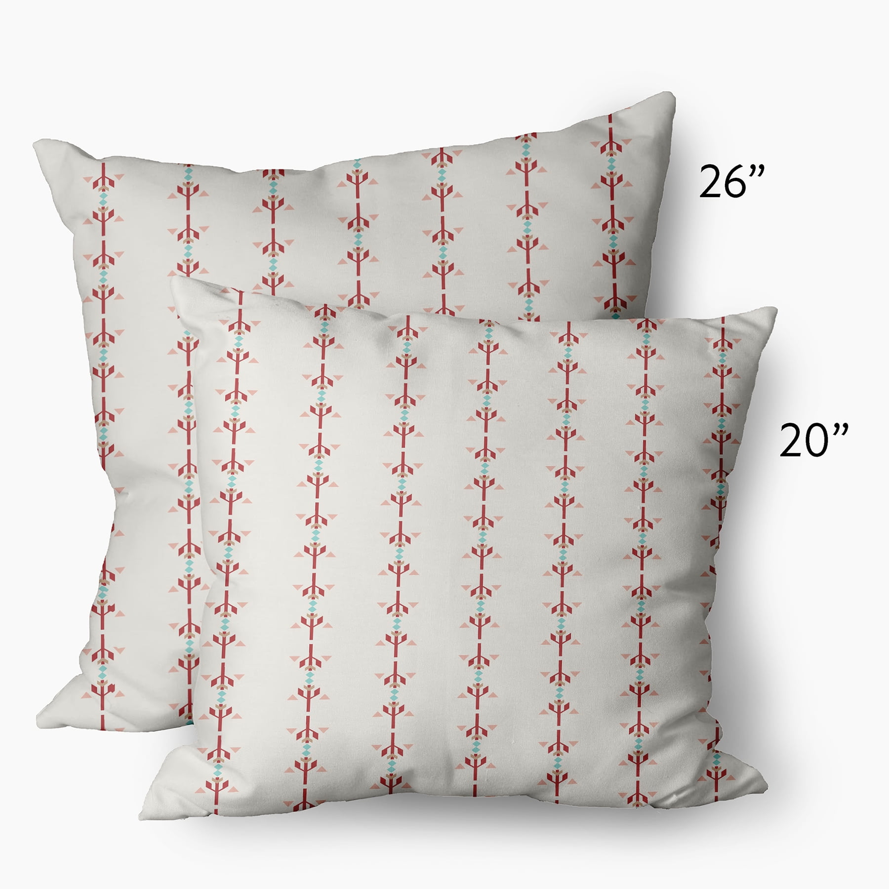 20" x 20" Simply Daisy Jodhpur Stripe Decorative Throw Pillow