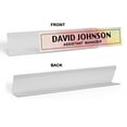 thumbnail image 2 of Printtoo Personalized Desk Name Plate Pretty Watercolor Custom Acrylic Office Desk Name Plate Accessory 2x10 Inches, 2 of 5
