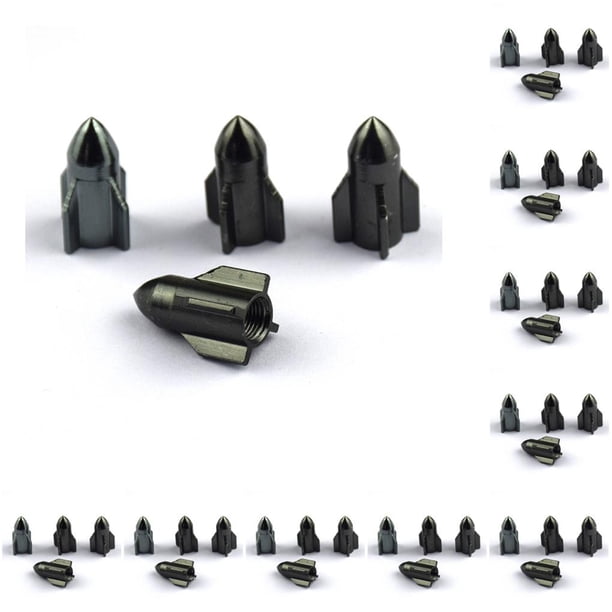 Speravity 4 piezas tapas de vástago de válvula de neumático accesorios de cubierta componentes modificados reemplazo de cubierta de aire de Cielo azul 10piezas