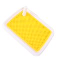 thumbnail image 1 of Dog Potty Tray, Rugged Plastic High Fence Smart Design to Control Odors Pee Pad Holder 45x33cm Easy to Clean Pet Toilet Training Tray for Small Dogs and Puppies, 1 of 7