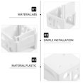 thumbnail image 2 of Supports de Stores Décoratifs 6Ensemble ABS Design Classique Simple, 2 of 9