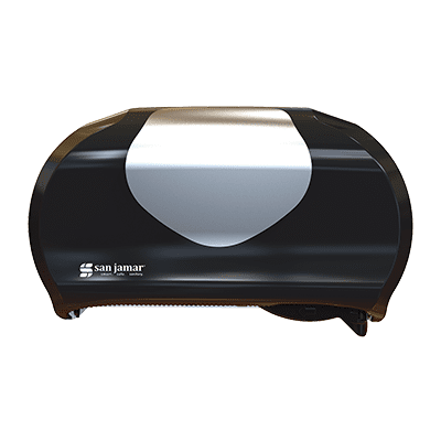 San Jamar Versatwin Summit Bath Tissue Dispenser R3670BKSS