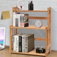thumbnail image 3 of Giantex 3-Tier Bamboo Spice Rack, Countertop Storage Organizer for Kitchen and Bathroom, Spice Bottle Jars Holder with Adjustable Shelf (Natural), 3 of 10