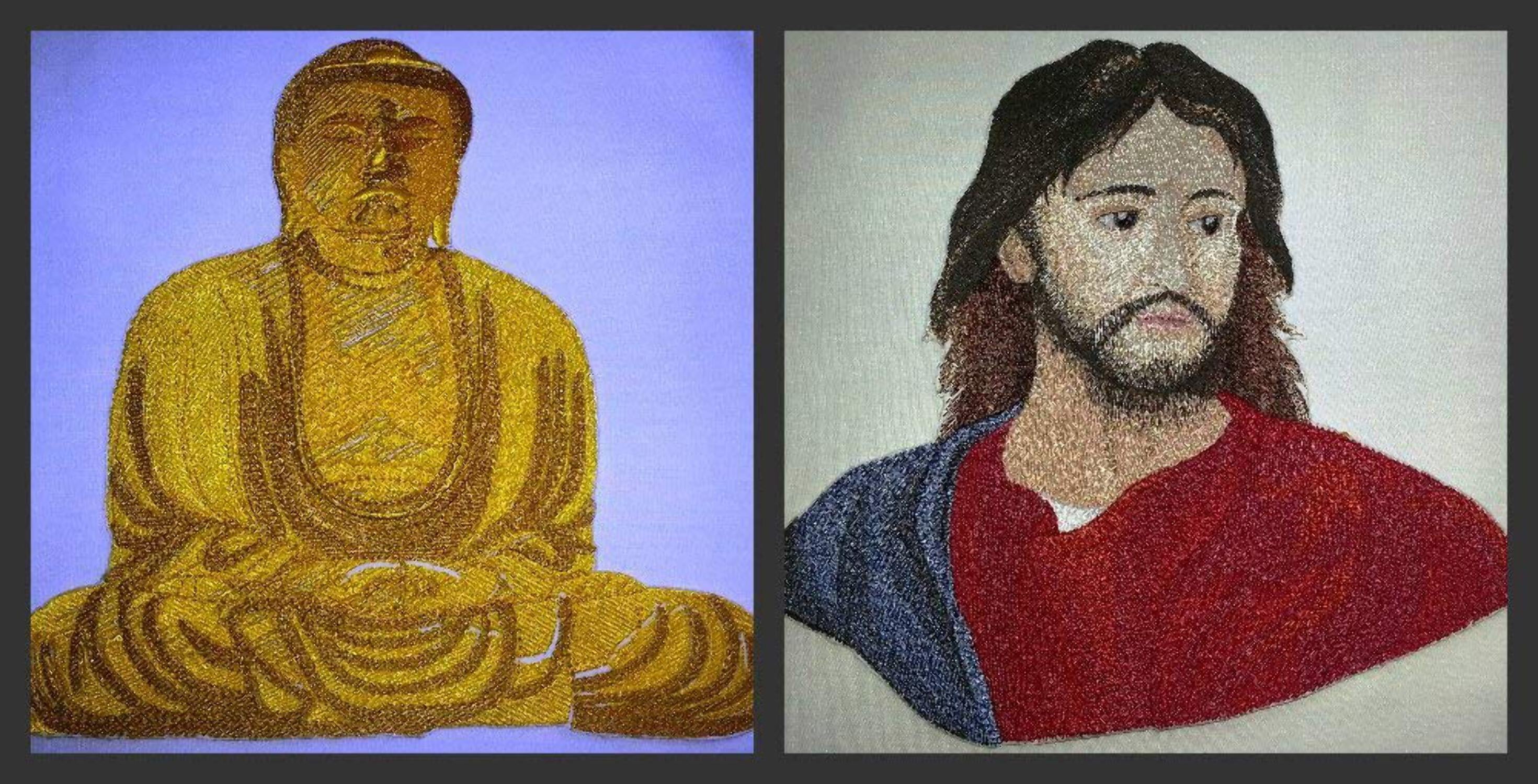 BeyondVision Custom and Unique Jesus of Nazareth Embroidered Iron on/Sew Patch [8" 8"]