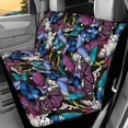 thumbnail image 2 of Psesaysky Colorful Butterfly Non-Slip Replacement Seat Protectors Set of 2 Waterproof All Weather Car Back Seat Cover for Auto Car Interior, 2 of 4