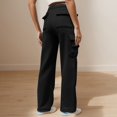 thumbnail image 6 of Womens Cargo Pants with Pockets Wide Leg Sweatpants High Waisted Joggers Outdoor Athletic Workout Casual Loose Pants Soft Comfy Lightweight Baggy Jogging Vacation Hilking Trousers, 6 of 6