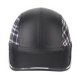 thumbnail image 1 of Half Face Helmet Universal Helmet  Helmet Skull  Hat Universal Motorcycle Helmet Half Face Skull  Hat For Spring Summer Autumn And WinterBlack Lattice A0322 Free Size, 1 of 8