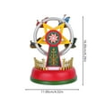 thumbnail image 2 of HORIALENCE Desktop Decor 1Pcs Multi-Color Sky Wheel Shape Music Box with Music Playing Feature, 2 of 7