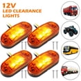 thumbnail image 1 of 4Pcs LED Clearance Light Side Marker Lamp IP67 Waterproof Rear Side Indicator Marker Light for Truck, 1 of 10
