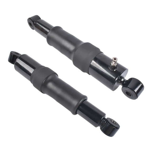 Pair Rear Steel Air Ride Shocks Suspension For Harley-Davidson Touring 1980-2023