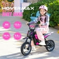 thumbnail image 2 of HOVERMAX 24 V H12M Electric Dirt Bike Powered Ride-On Toy with Flexible 3 Modes, 2 of 8
