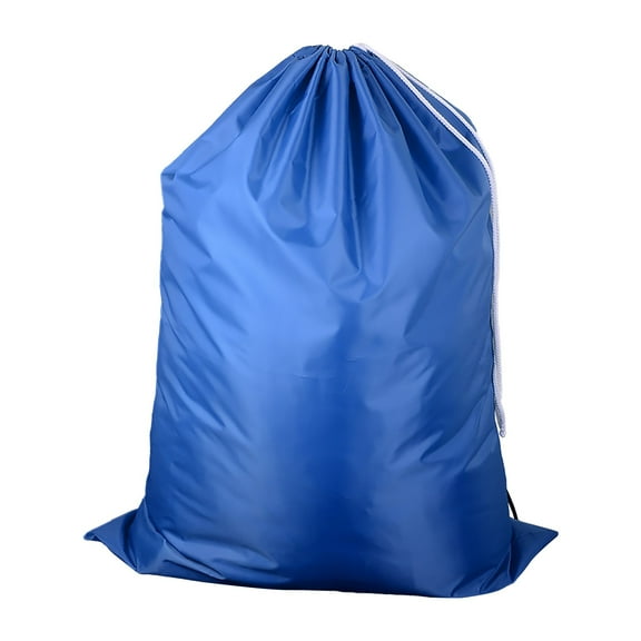 MOQIN Drawstring Bag String Bag,Blue Heavy Duty String Drawstring Backpack Bags for Packaging Organizing Moving and Express Luggage Bag,Nylon Cinch and Ditty Pouch -40" x 30"