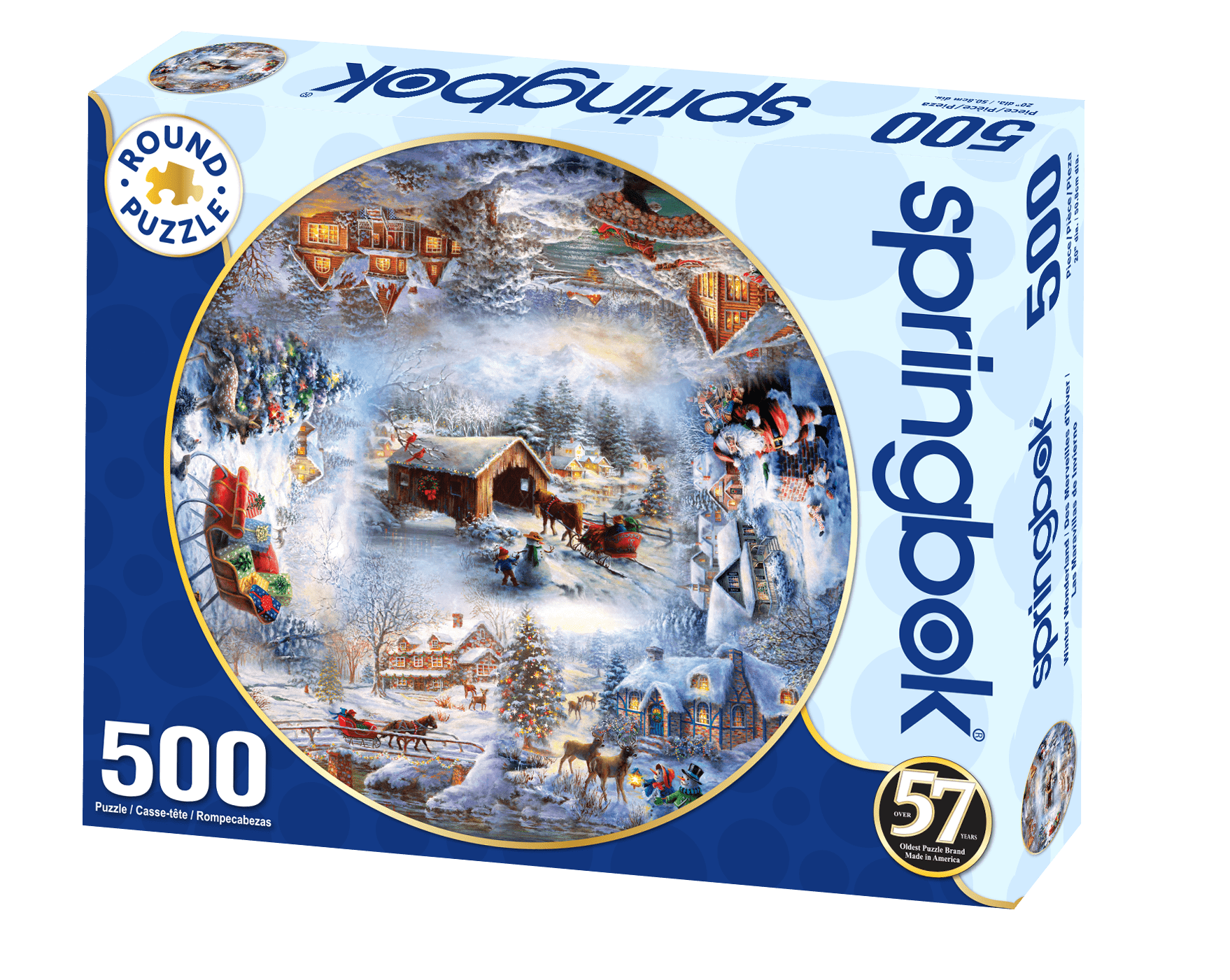 Springbok 500 Piece Winter Wonderland Jigsaw Puzzle for Adults