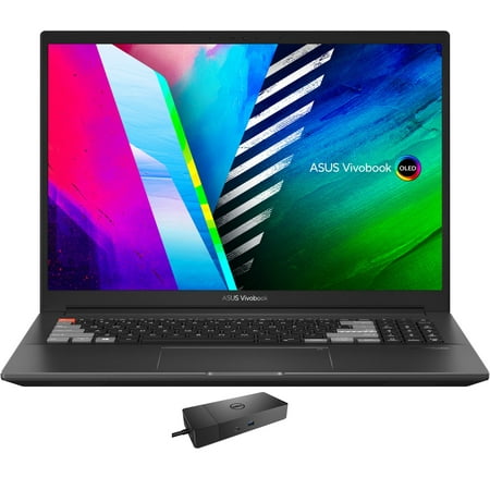 ASUS Vivobook Pro 16X OLED Gaming/Entertainment Laptop (AMD Ryzen 7 5800H 8-Core, 16.0in 60Hz 4K (3840x2400), GeForce RTX 3050 Ti, 16GB RAM, Win 10 Pro) with WD19S 180W Dock