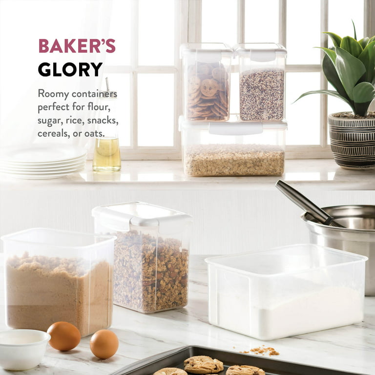 12 PC Airtight Food Storage Containers Set for Kitchen and Pantry