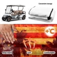 thumbnail image 6 of XYZCANDO Retro Palm Tree Print Golf Cart Seat Soft, for Sports, Golf Cart Seat Covers, Compatible with 2 Passenger Club Car, 6 of 8