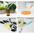 thumbnail image 3 of 100 pipetas de transferencia rellenables de plástico blanco de 0,2 ml, 3 of 3