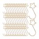 thumbnail image 5 of 100x Ganchos para árboles de Navidad Macarena Forma de Estrella Ganchos Resistentes para Bolas de Navidad Oro, 5 of 8