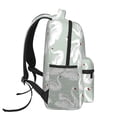 thumbnail image 3 of Fotbe White Birds Pattern Casual Backpack for School, Travel, and Outdoor Activities - Durable, Lightweight, and Comfortable, 3 of 5