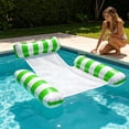 thumbnail image 5 of Nkmbld Inflatable Pool Floats Lounger for Adults, Thickened Pool Rafts Chairs with Mesh Seat, Hammock Noodles Lounger for Summer Water Party Lake Beach, 5 of 8